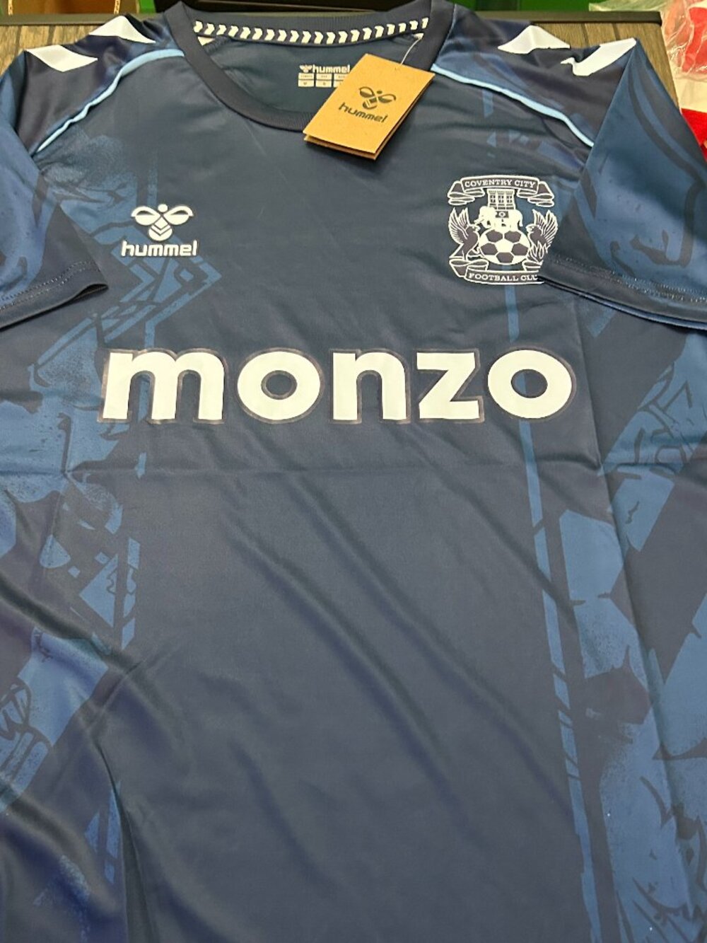 ENGLAND Premier League COVENTRY CITY Men's JERSEY Sz M,L,XL,2XL by Hummel